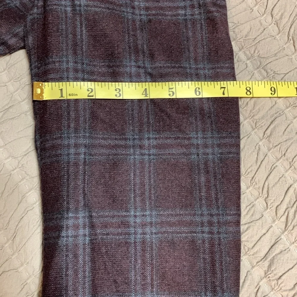CANALI Italy Wool Cashmere Blend Men's Multi Color Plaid Blazer Large Academia